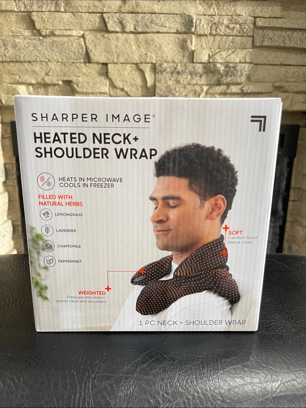 Sharper Image Hot or Cold Neck & Shoulder Wrap (New)